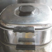 トッポギの作り方　蒸し器