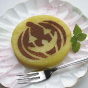 ハロウィン かぼちゃういろうの作り方チョコペン かぼちゃういろうの画像1